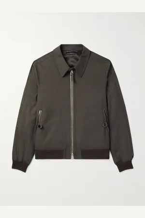 Tom Ford Mohair, Virgin Wool and Silk-Blend Blouson Jacket - Men - - IT 44