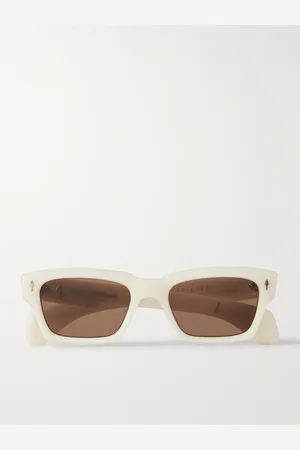 JACQUES MARIE MAGE Ashcroft Rectangular-Frame Acetate Sunglasses - Men