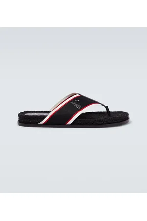 Shop Christian Louboutin - Men' - Thongs & Slide Sandals