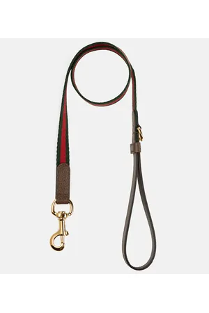 GG Supreme XS Faux Leather Dog Harness in Multicoloured - Gucci