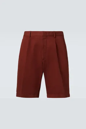 Ermenegildo Zegna Cotton and linen Bermuda shorts