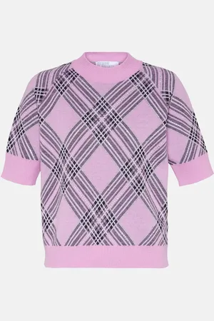 GIUSEPPE DI MORABITO Embellished checked wool top
