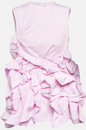 NOIR KEI NINOMIYA Gingham cotton top