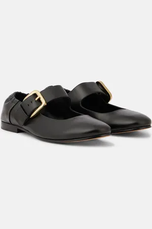 Bottega Veneta Astaire leather Mary Jane flats
