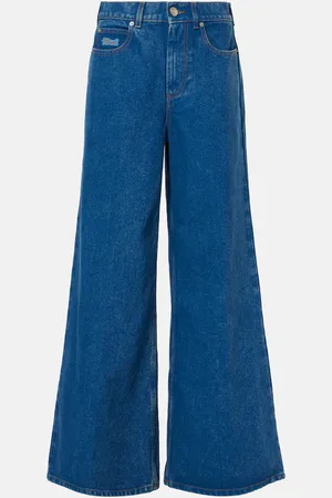 Marni Logo wide-leg jeans