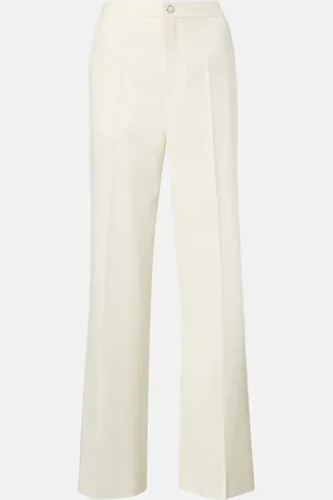 Moncler High-rise gabardine flared pants