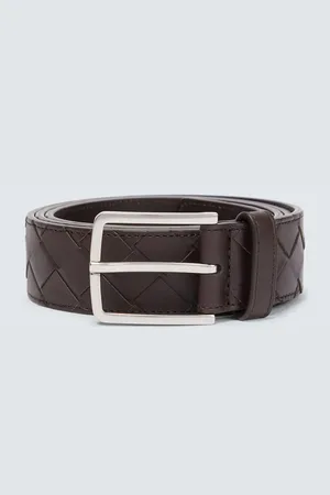 Bottega Veneta Intreccio leather belt