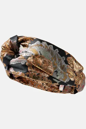 VALENTINO Jacquard lamÃ© headband