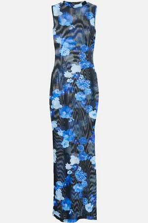 COPERNI Floral mesh maxi dress