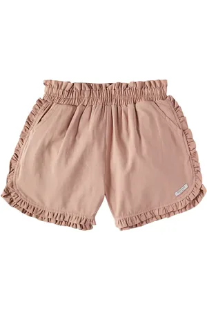 Donsje Niven ruffled cotton-blend shorts