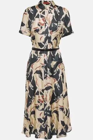Altuzarra Kiera printed silk midi dress
