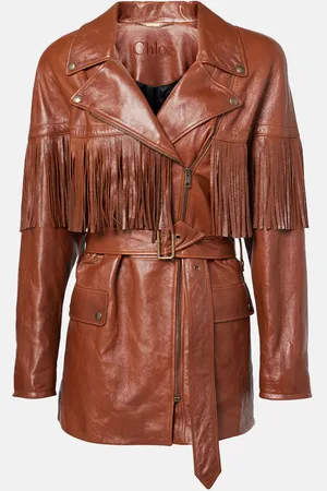Chloé ChloÃ© Fringed leather jacket