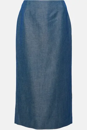 GABRIELA HEARST Manuela wool and linen maxi skirt