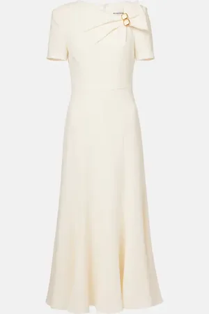 Roland Mouret Embellished cady midi dress