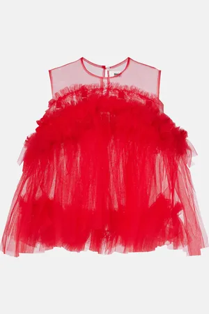 NOIR KEI NINOMIYA Ruffled tulle top
