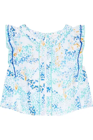 POUPETTE ST BARTH Adeh ruffled floral top