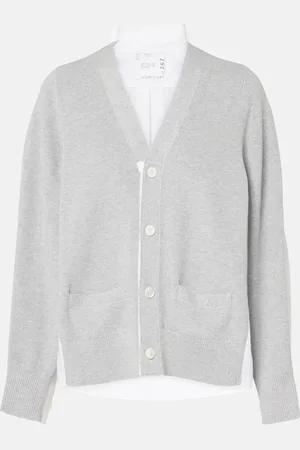 SACAI Striped cardigan