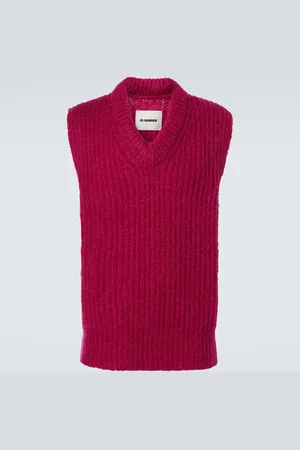 Jil Sander Mohair and wool sweater vest