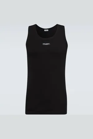 Dolce & Gabbana Logo cotton-blend top