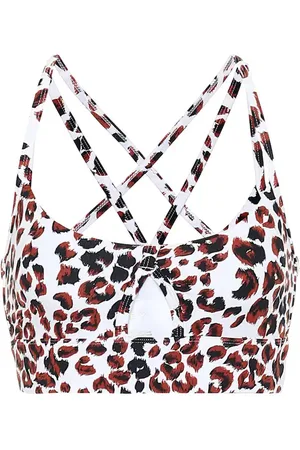 Varley Fountain leopard-print sports bra