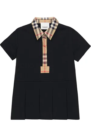 Burberry Baby pleated cotton dress