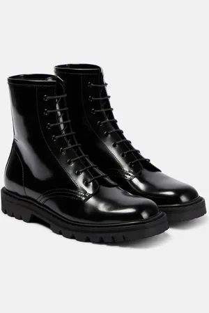 The Row Ranger patent leather ankle boots
