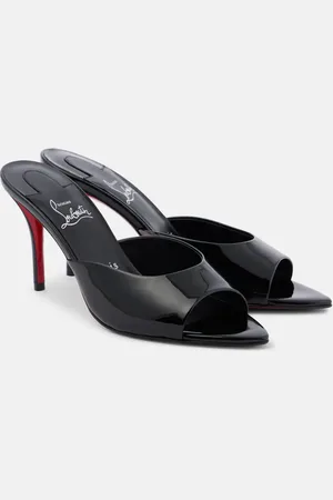 Christian Louboutin Miss Z 80 patent leather mules