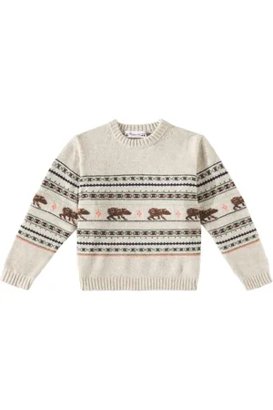 BONPOINT Grande jacquard wool sweater