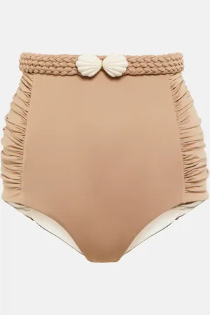 JOHANNA ORTIZ High-rise belted bikini bottoms