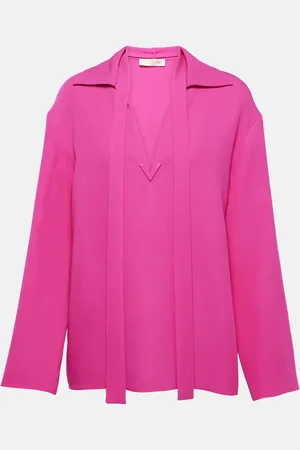 VALENTINO VGold tie-neck blouse