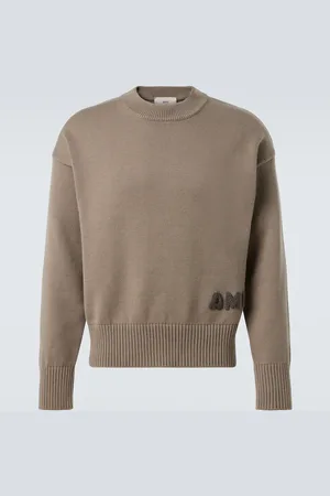 Ami Cotton and wool sweater