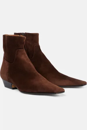 Khaite Marfa suede Chelsea boots