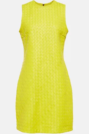 Bottega Veneta Intrecciato leather minidress