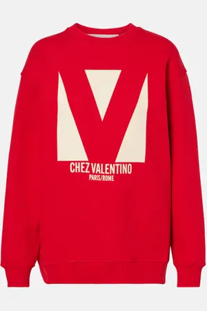 VALENTINO Printed cotton jersey sweatshirt