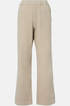 Velvet Naya cotton-blend twill straight pants