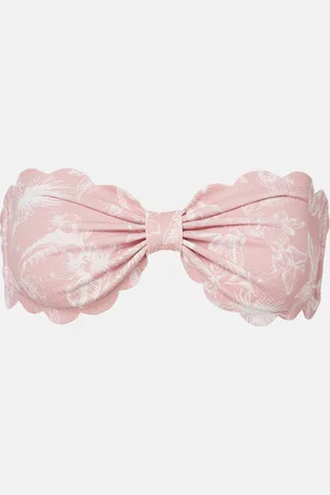 Marysia Antibes floral bandeau bikini top