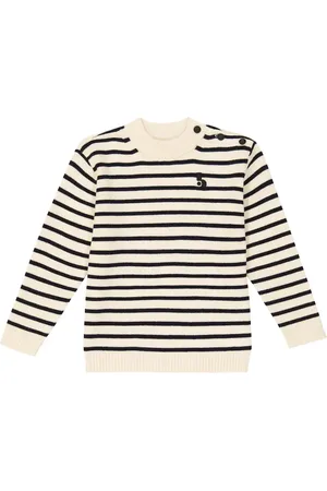 BONPOINT Dantes striped wool and cotton sweater