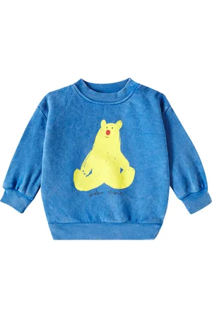 Bobo Choses Baby Hug Me Bear cotton jersey sweatshirt