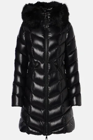 Moncler Fulmarus shearling-trimmed down coat