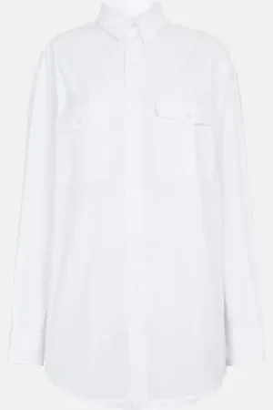 WARDROBE.NYC Cotton poplin shirt dress