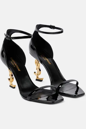 Saint Laurent Opyum 85 patent leather sandals