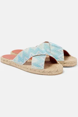 Missoni Harlow Zigzag espadrille slides