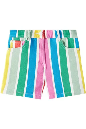 Stella McCartney Striped cotton shorts