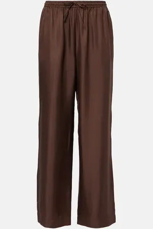 ASCENO Aurelia high-rise crÃªpe wide-leg pants