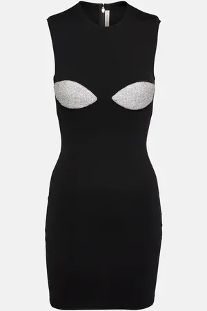 Christopher Kane Crystal-embellished bodycon minidress