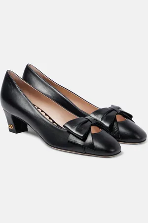 VALENTINO GARAVANI Bowow 45 leather pumps