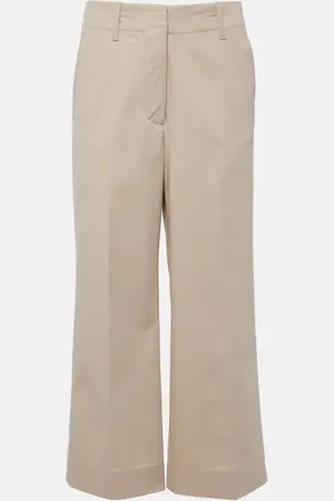 Proenza Schouler Amara cotton-blend wide-leg pants
