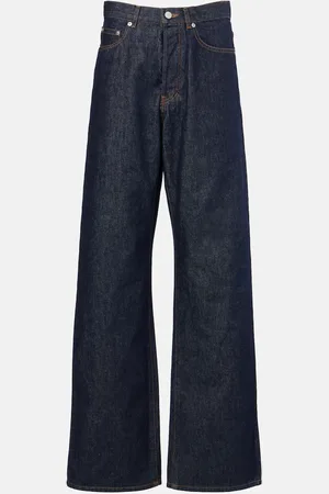 DRIES VAN NOTEN High-rise wide-leg jeans