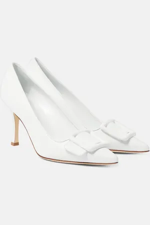 Manolo Blahnik Maysale 70 suede pumps