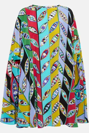 Puccini Girandole silk kaftan